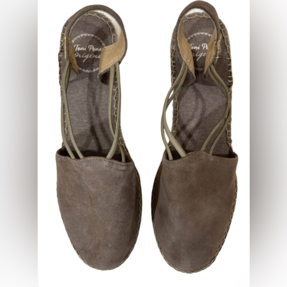 Size 40 Toni Pons NWOT Women's Brown Espadrille Shoes - Picture 2 of 6